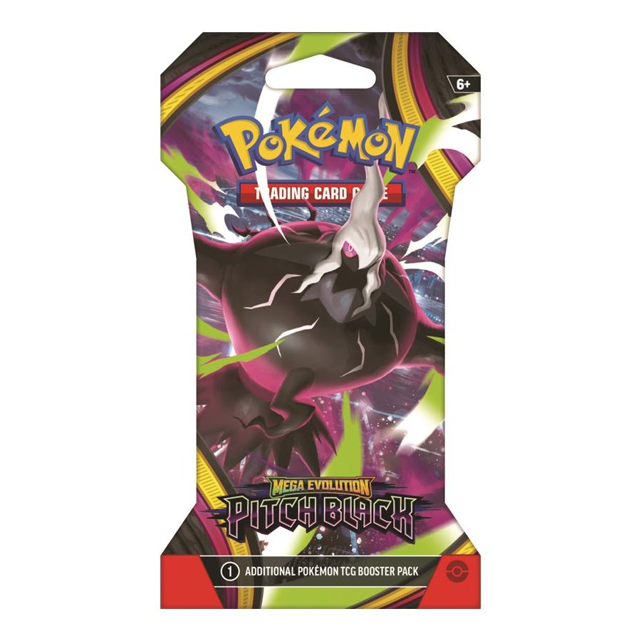 Pokemon Mega Evolution Pitch Black Sleeved Booster Pack (ENG) Pokémon