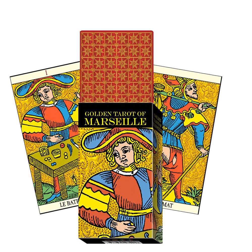 Golden Tarot of Marseille Cards Lo Scarabeo Lo Scarabeo
