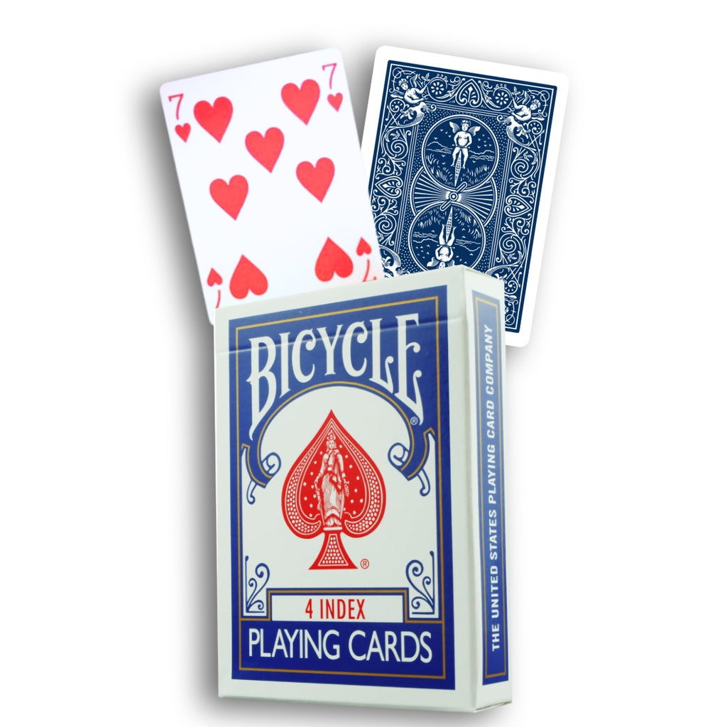 Bicycle 4 Index Playing Cards Deck (Blue) Bicycle