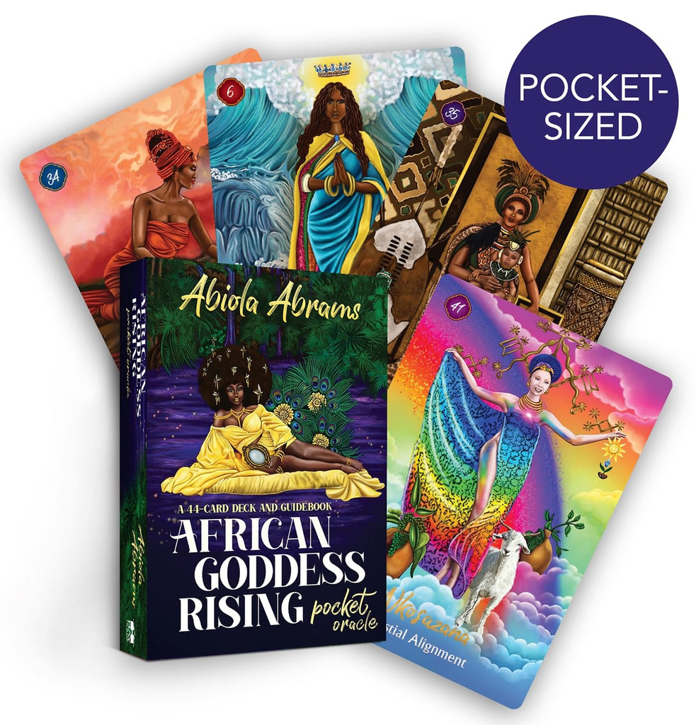 African Goddess Rising Pocket Oracle cards Hay House Hay House