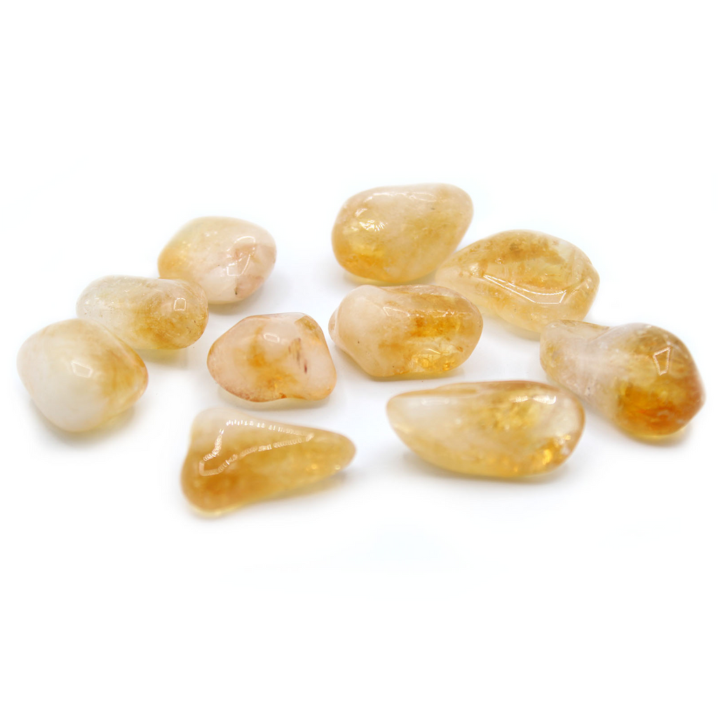 Tumble Stones - Citrine Quartz A grade (24x) Ancient Wisdom Ancient Wisdom