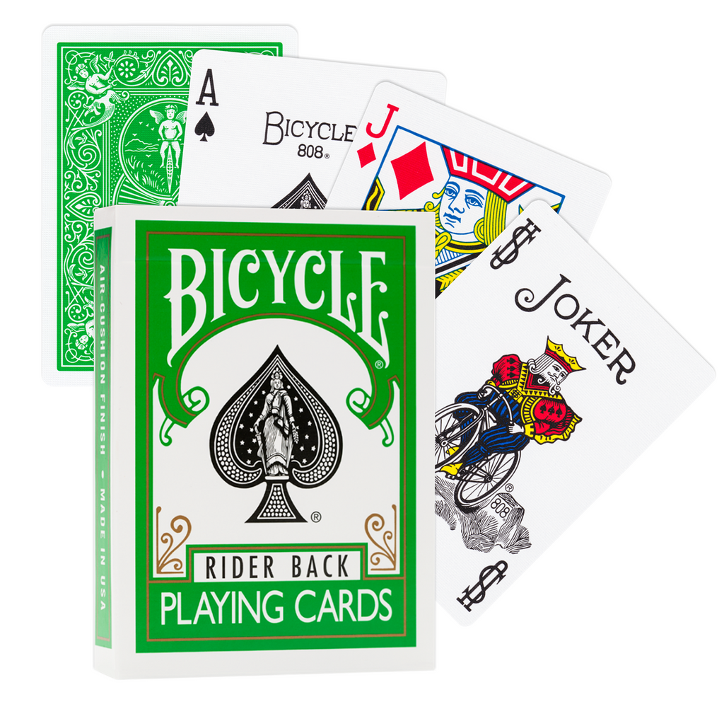 Bicycle Rider Back playing cards (Green) Bicycle
