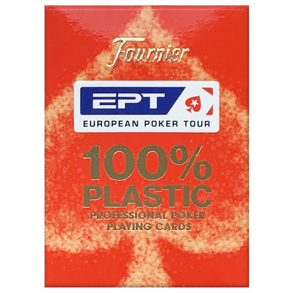 Fournier EPT poker cards (Red) Fournier