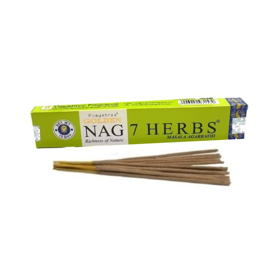Golden Nag - 7 Herbs Incense Vijayshree Vijayshree