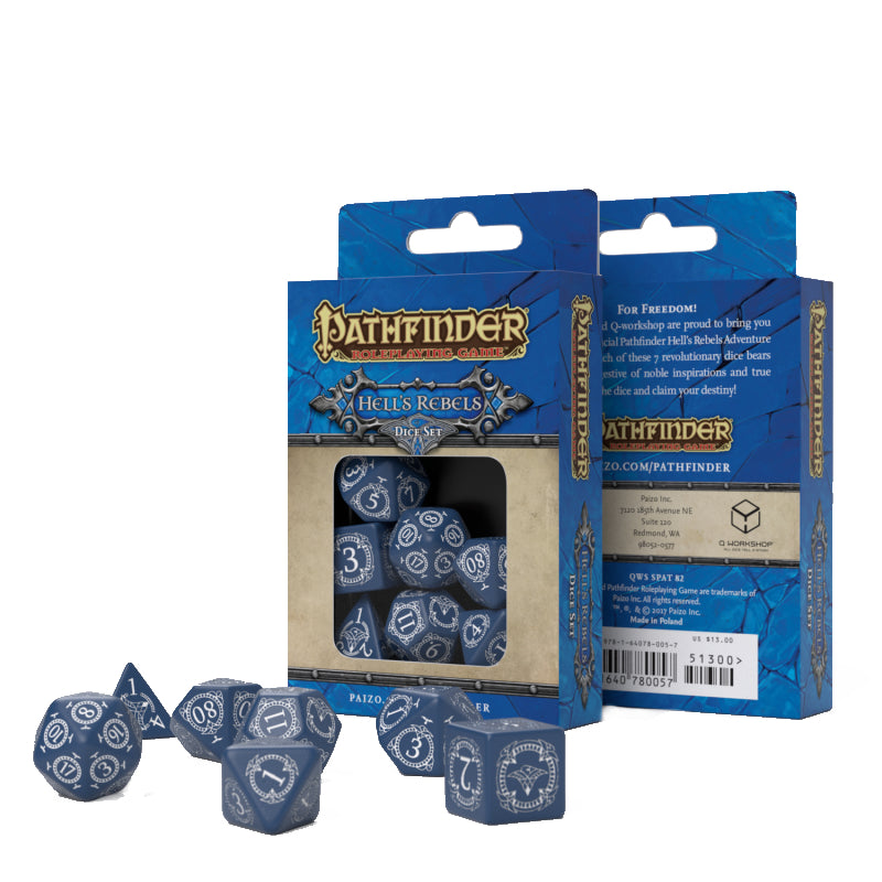 Pathfinder Hells Rebels RPG Dice Set Q-Workshop