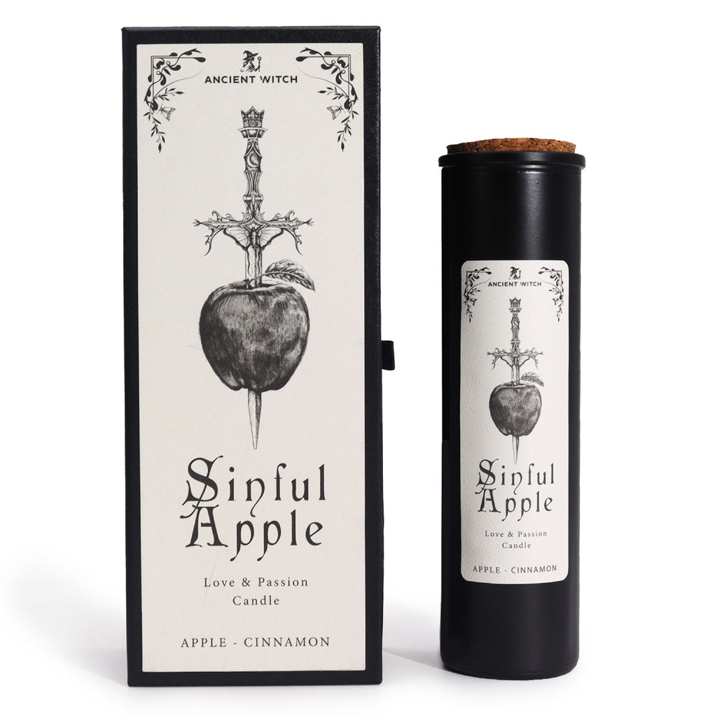 Sinfull Apple Candle (Apple & Cinnamon) Ancient Witch Ancient Witch