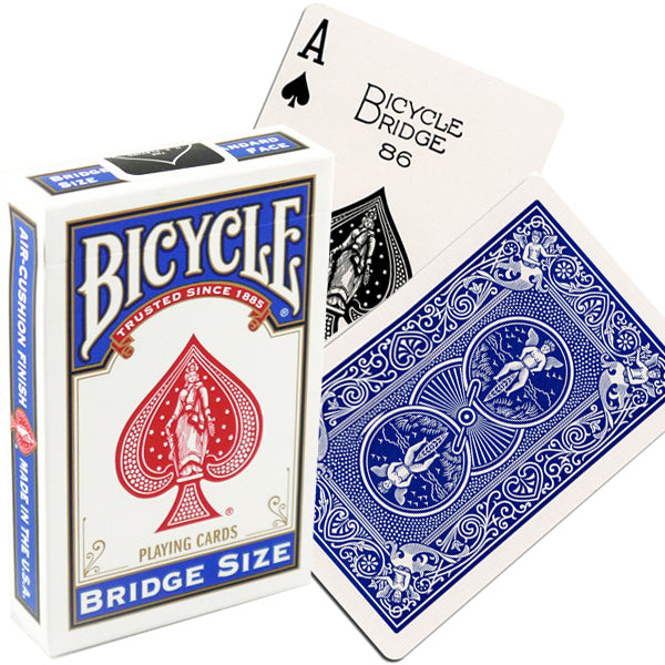 Bicycle Rider Back Bridge Size cards deck (Blue) Bicycle