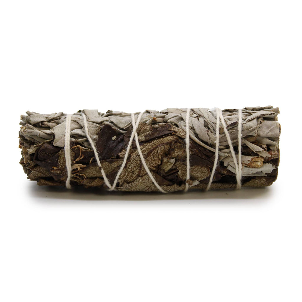 Smudge Stick - White Sage & Black Sage 10cm Ancient Wisdom Ancient Wisdom