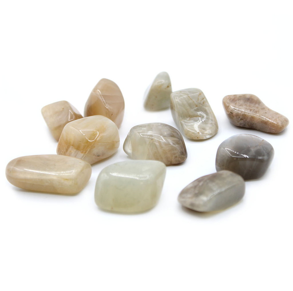 Large Tumble Stones - Moonstone Colours (24x) Ancient Wisdom Ancient Wisdom