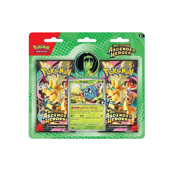 pokemon card erika Pokemon Mega Evolution Ascended Heroes 2-Pack Blister