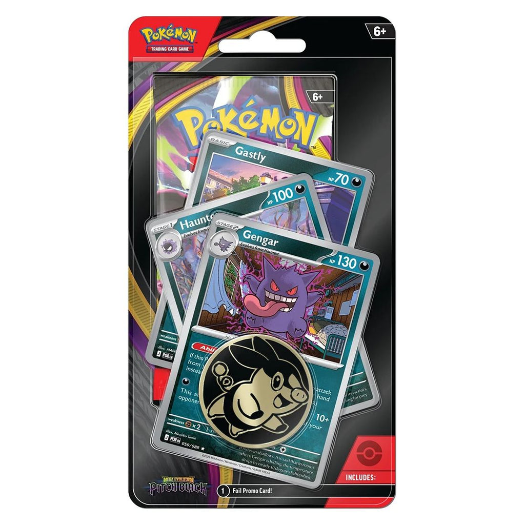 Pokémon Mega Evolution Pitch Black Premium Checklane Blister Gengar Pokémon