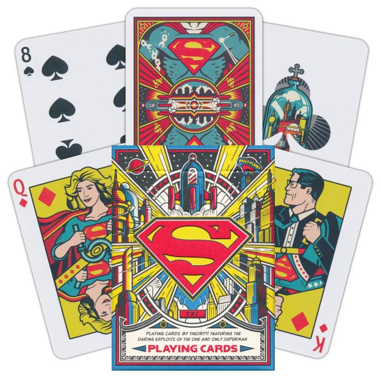 Minor defect Superman Playing Cards Theory11 Theory 11
