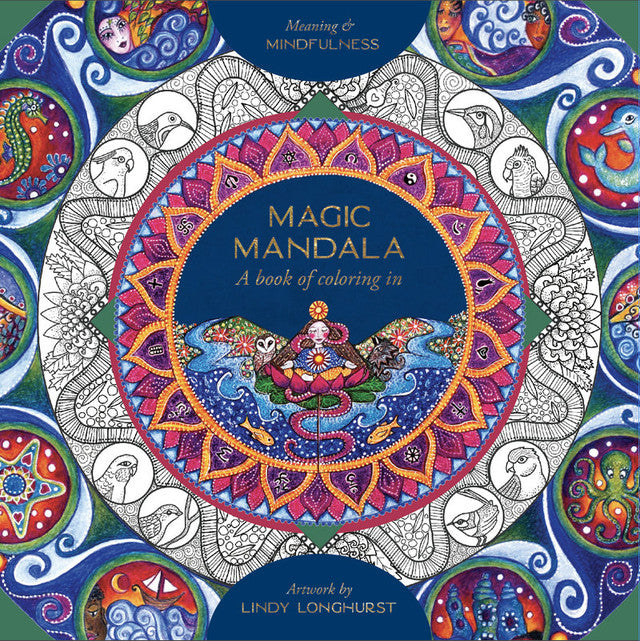 Magic Mandala a Book of Coloring in Blue Angel Blue Angel