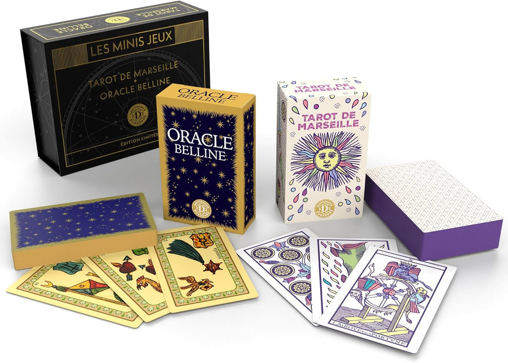Minis Jeux Tarot de Marseille French edition Grimaud Cartomancie Grimaud Cartomancie
