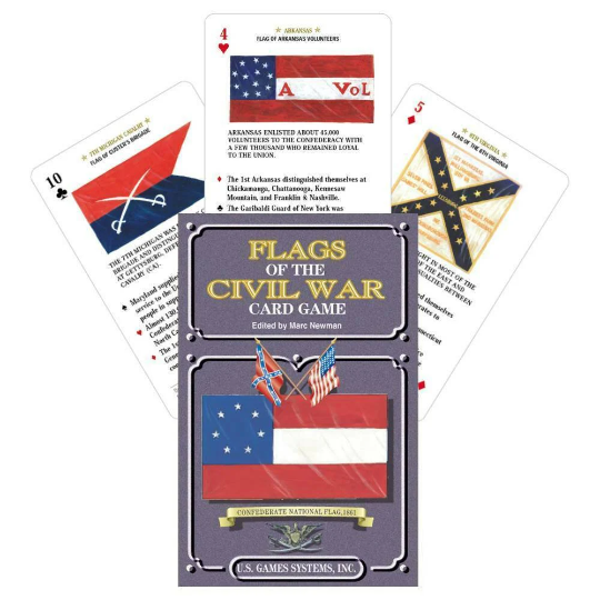 Flags of the Civil War playing card game US Games Systems
