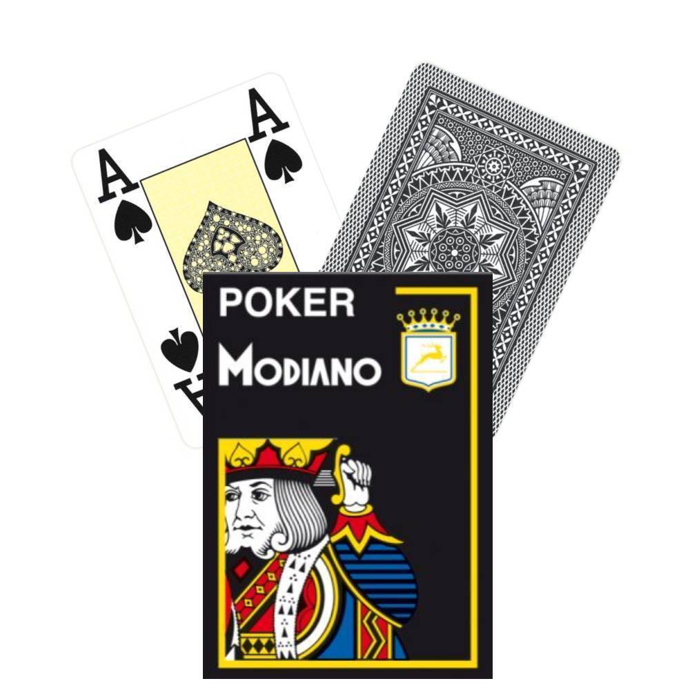 Modiano Poker playing cards (black) Modiano