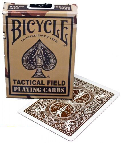 Bicycle Tactical Field brown playing cards Bicycle