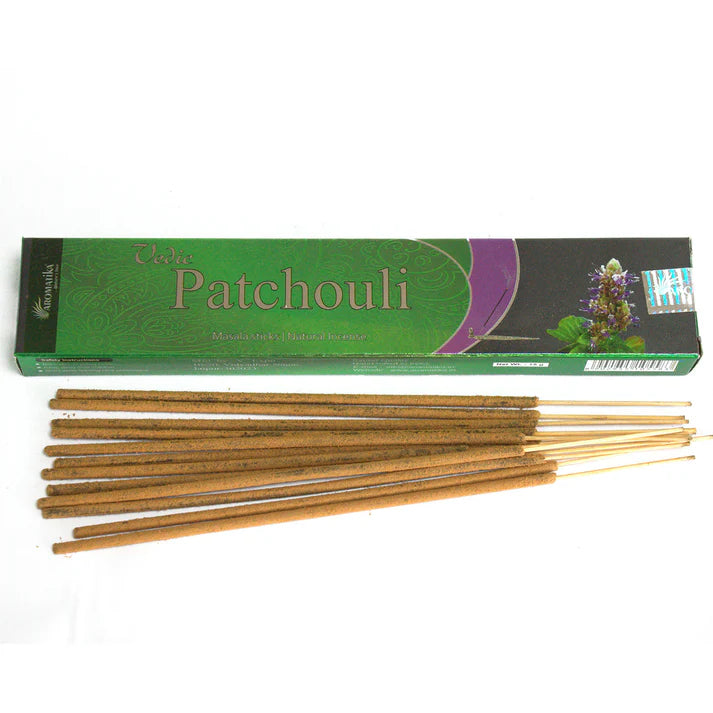 Vedic Patchouli Natural Incense Sticks Aromatika Aromatika