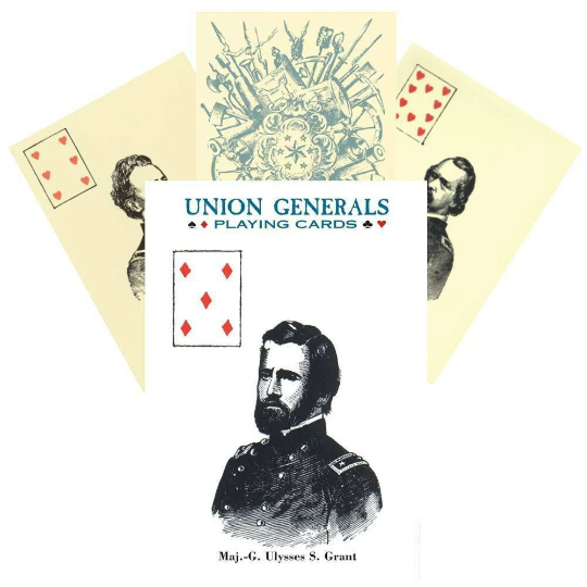Union Generals playing cards US Games Systems