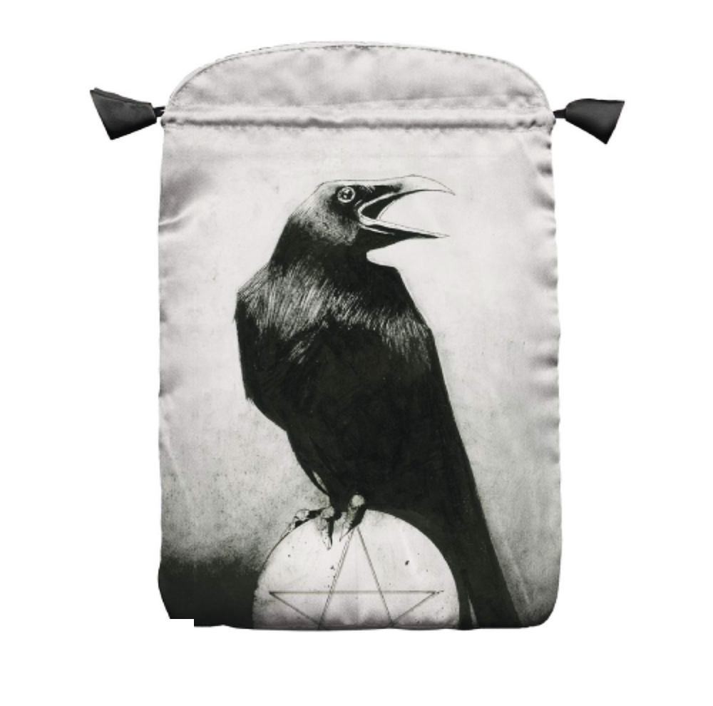 Crows Satin Bag for Tarot Cards Lo Scarabeo Lo Scarabeo