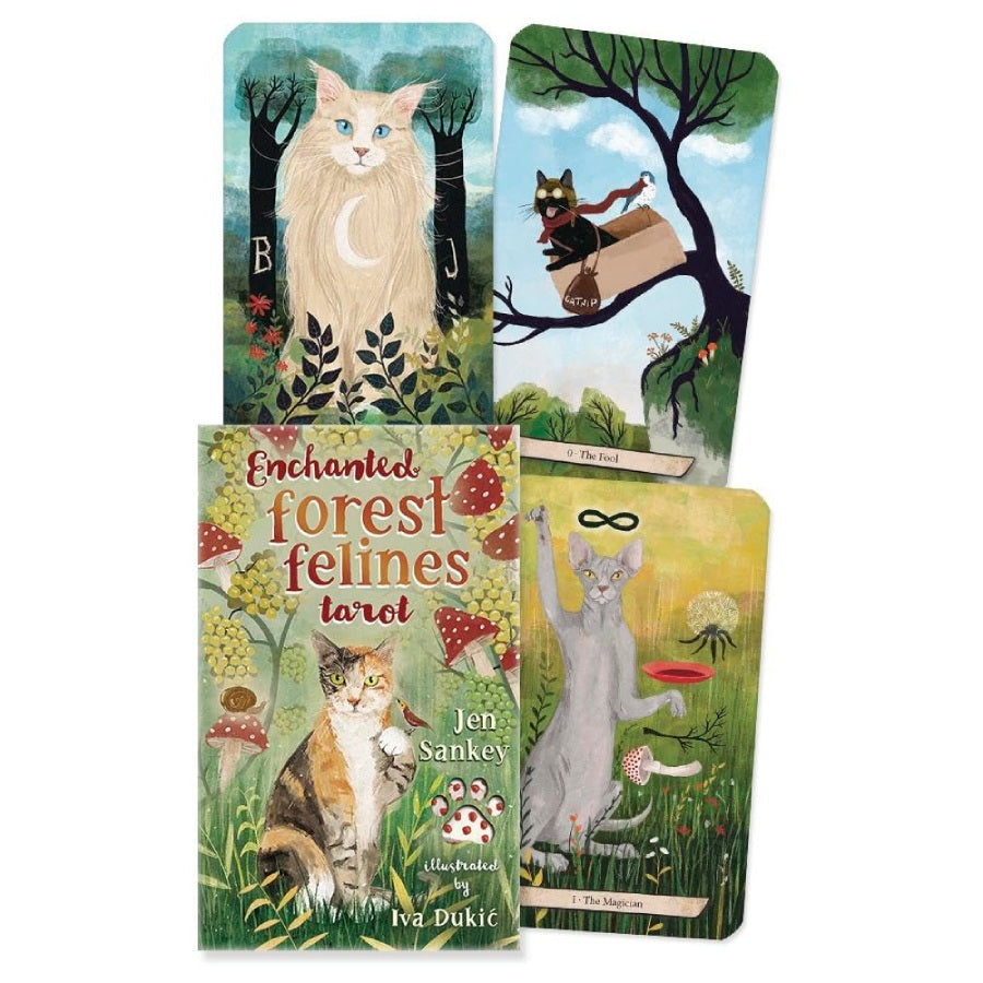 Enchanted Forest Felines Tarot Cards Deck Llewellyn Llewellyn