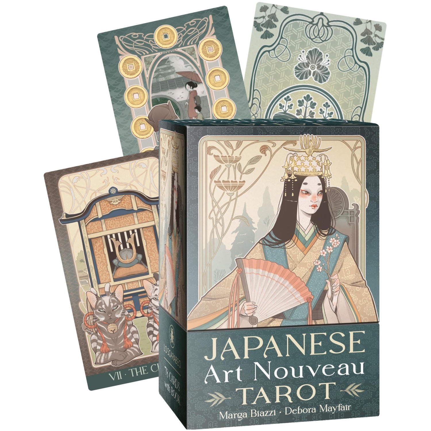 Japanese Art Nouveau Tarot (Premium) Cards Deck Lo Scarabeo