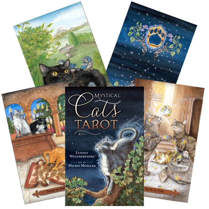 Mystical Cats Tarot cards Llewellyn Llewellyn