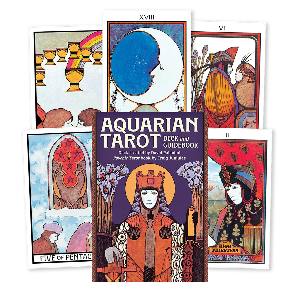 Aquarian Tarot Cards Deck & Guidebook US Games Systems US Games Systems