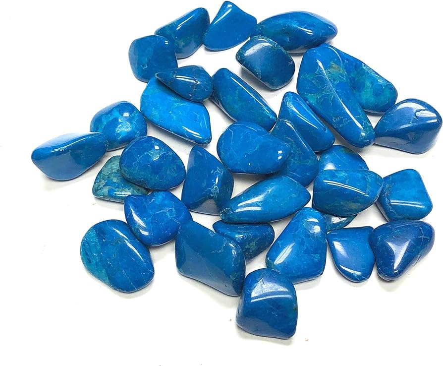 Medium Tumble Stones - Blue Howlite (24x) Ancient Wisdom Ancient Wisdom