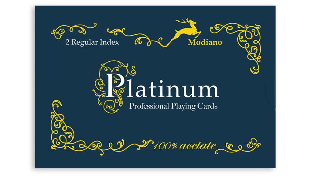 Modiano Platinum Acetate Quality Playing cards Modiano